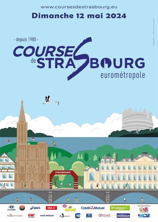 Marche Nordique courses de Strasbourg : Victoire de Tom Wermuth